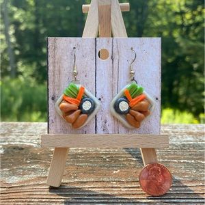Buffalo Chicken Wing Dangle Earrings
